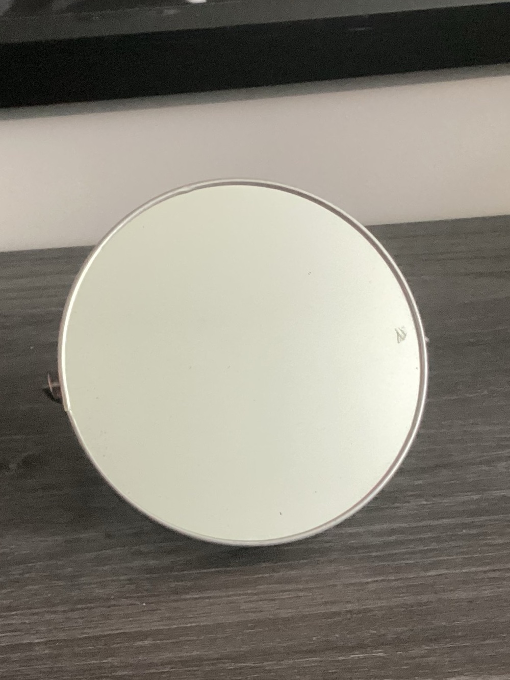 Vtg. 1950s Vanity, Travel  2 sided mirror with. Adjustable stand.  Pre-owned